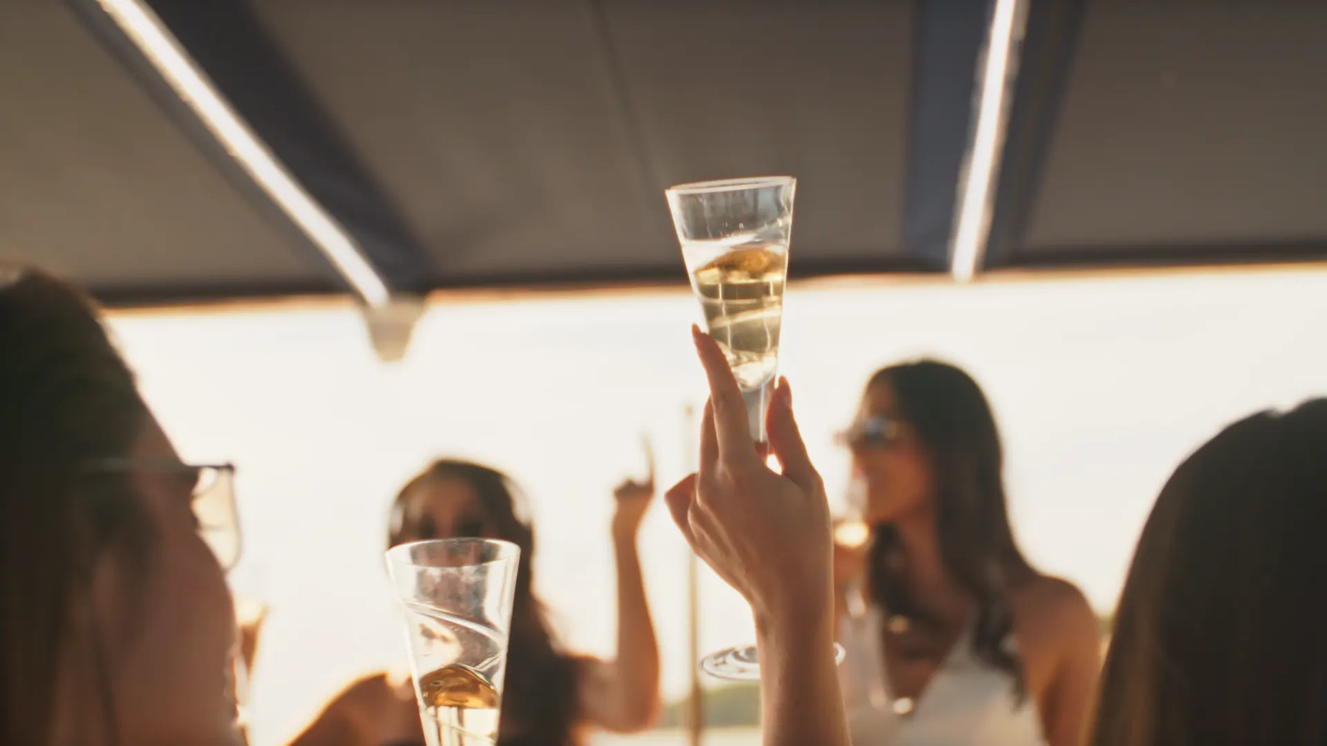 Christmas party celebration on board Bote Charters
